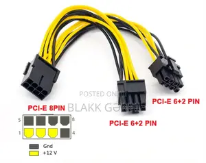 8pin to 2x8/16 Pins Pcie Vga Original Converters