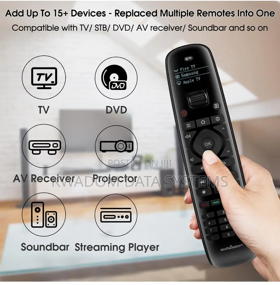 Sofabaton U2 Universal Remote (With Backlight),