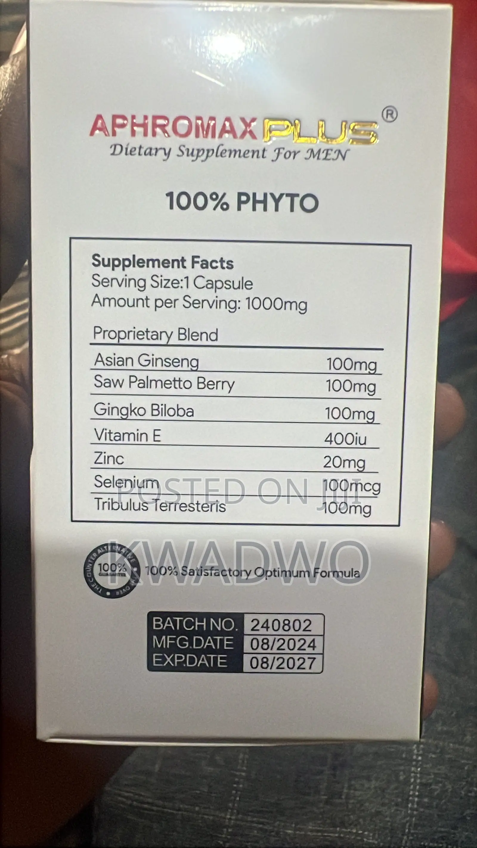 Aphromax Cap