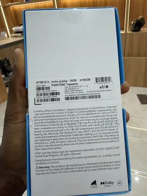 New Motorola Moto G Play 2026 64 GB Black