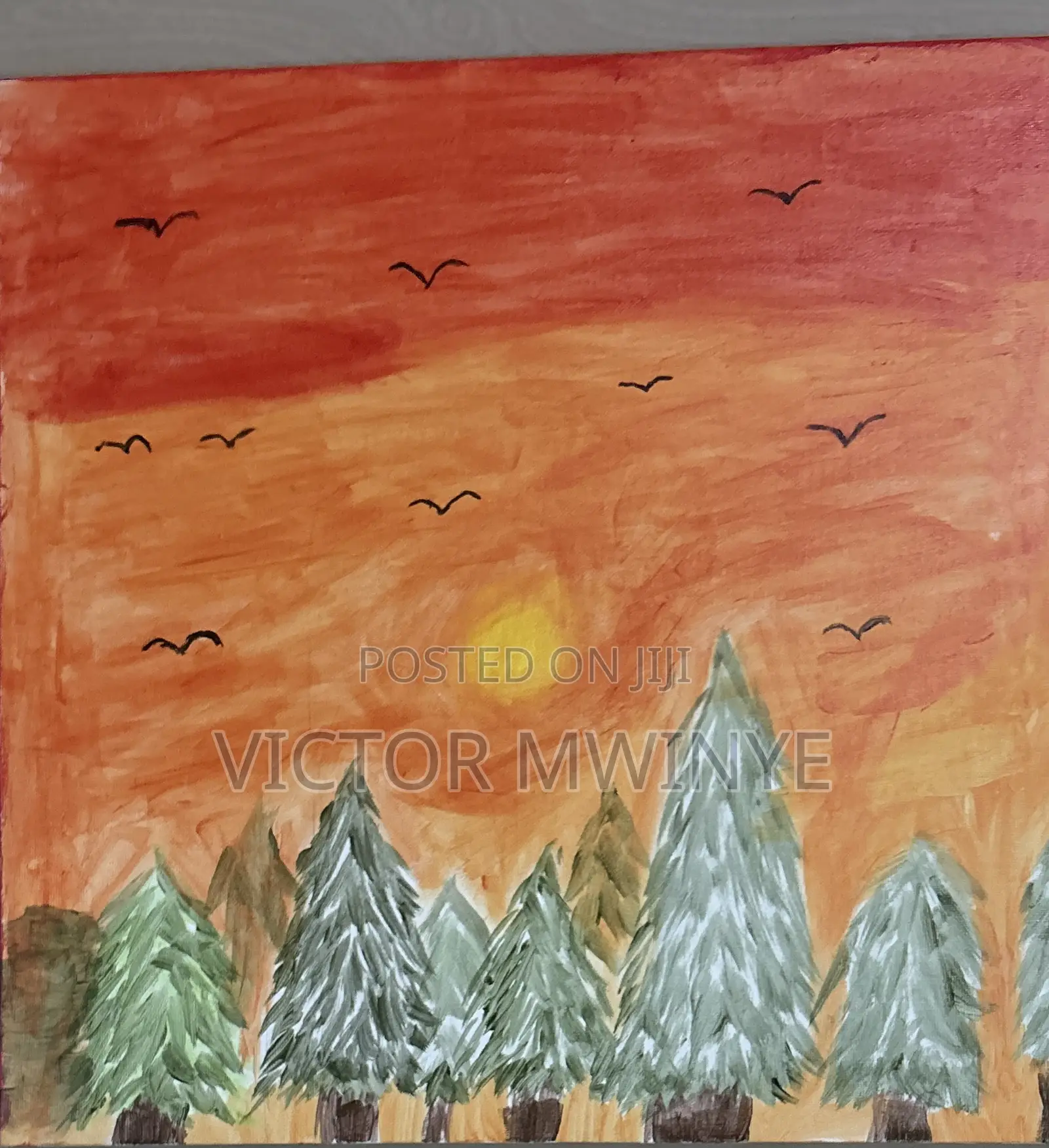 A Professional Artist Painting