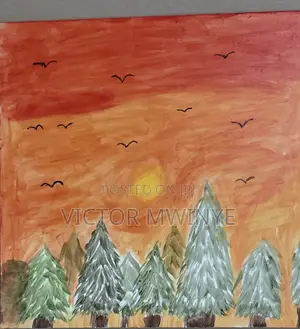 A Professional Artist Painting
