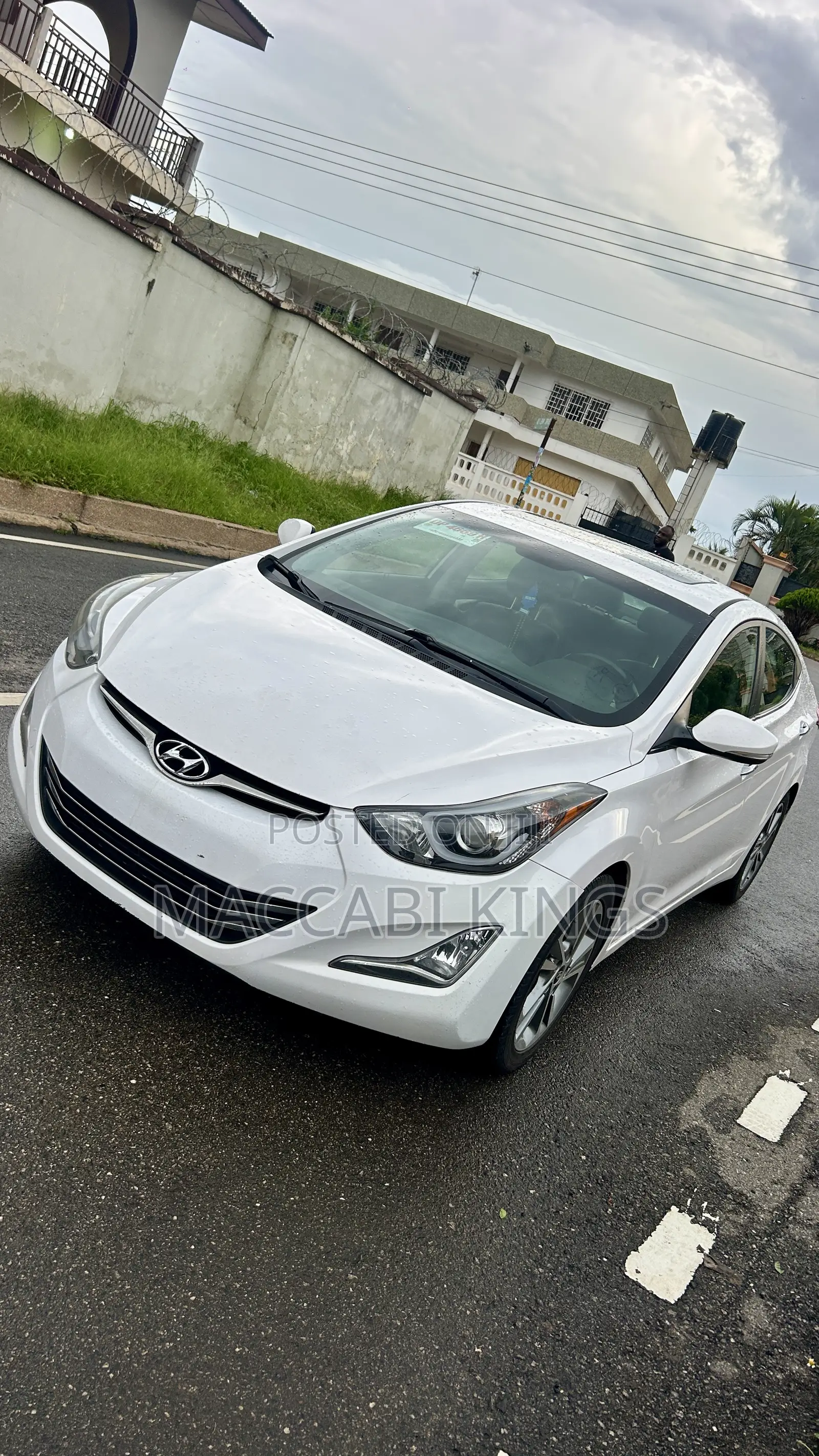 Hyundai Elantra Limited 4dr Sedan (1.8L 4cyl 6A) 2015 White