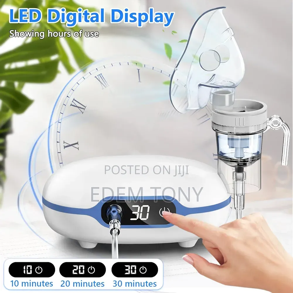 Sentasi Compressor Nebulizer, Ultrasonic Steam Inhaler Led Display