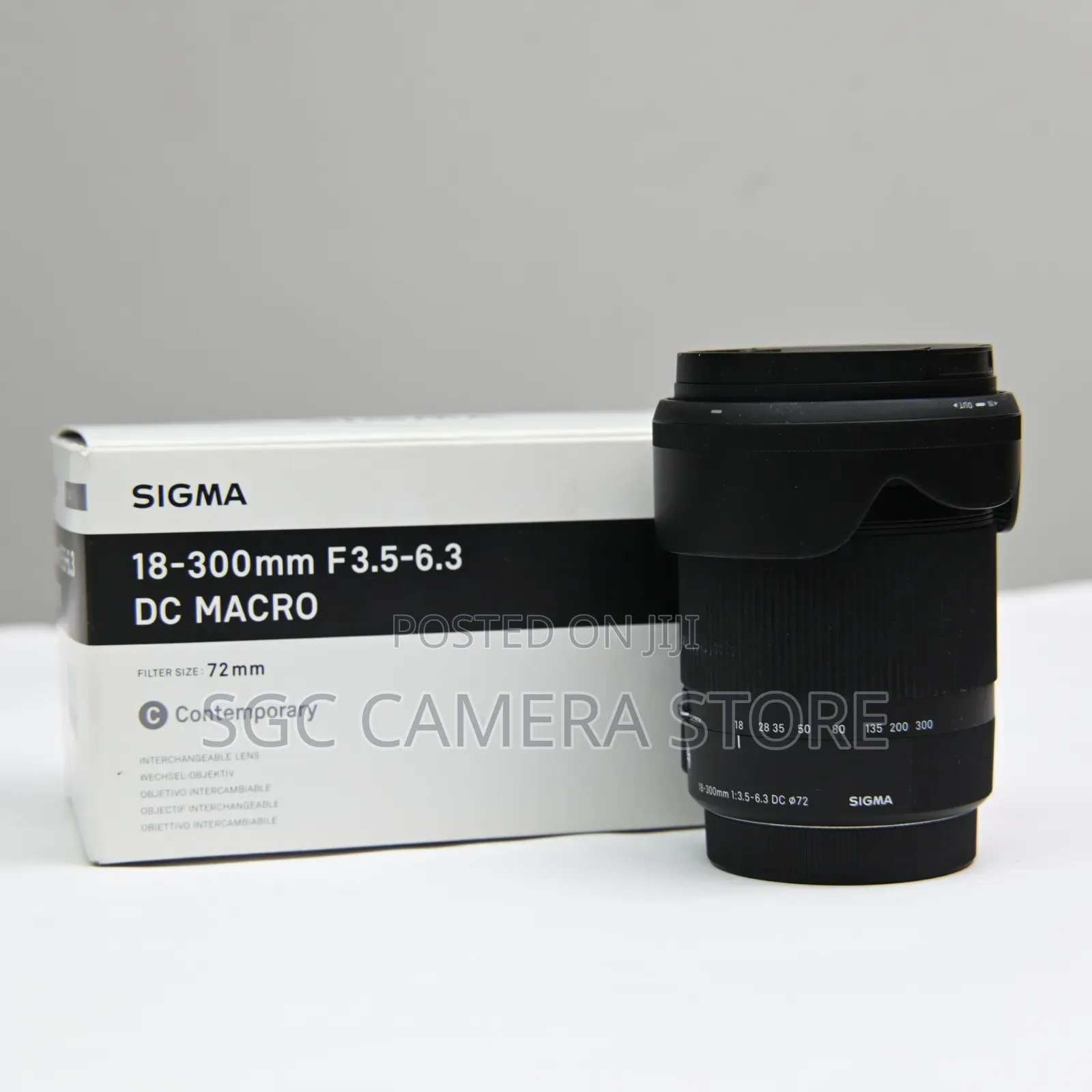 Sigma 18-300mm F3.5-5.6 Dc Macro Lens // Canon Ef // Opened Box