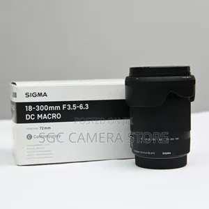 Sigma 18-300mm F3.5-5.6 Dc Macro Lens // Canon Ef // Opened Box