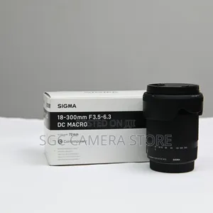 Sigma 18-300mm F3.5-5.6 Dc Macro Lens // Canon Ef // Opened Box