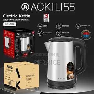 Ackillis Stainless Steel Electric Kettle