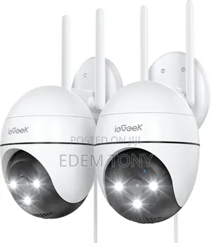 Iegeek PTZ Outdoor Security Camera 2-Pack. 2.4ghz/5ghz Wifi Connection