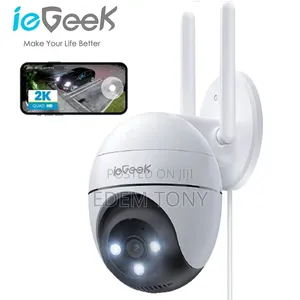 Iegeek PTZ Outdoor Security Camera 2-Pack. 2.4ghz/5ghz Wifi Connection