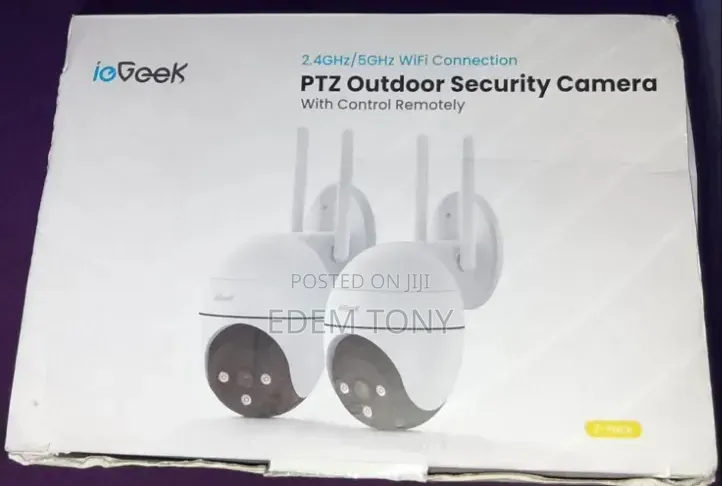 Iegeek PTZ Outdoor Security Camera 2-Pack. 2.4ghz/5ghz Wifi Connection