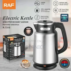 Raf Ackillis Stainless Steel Electric Kettles