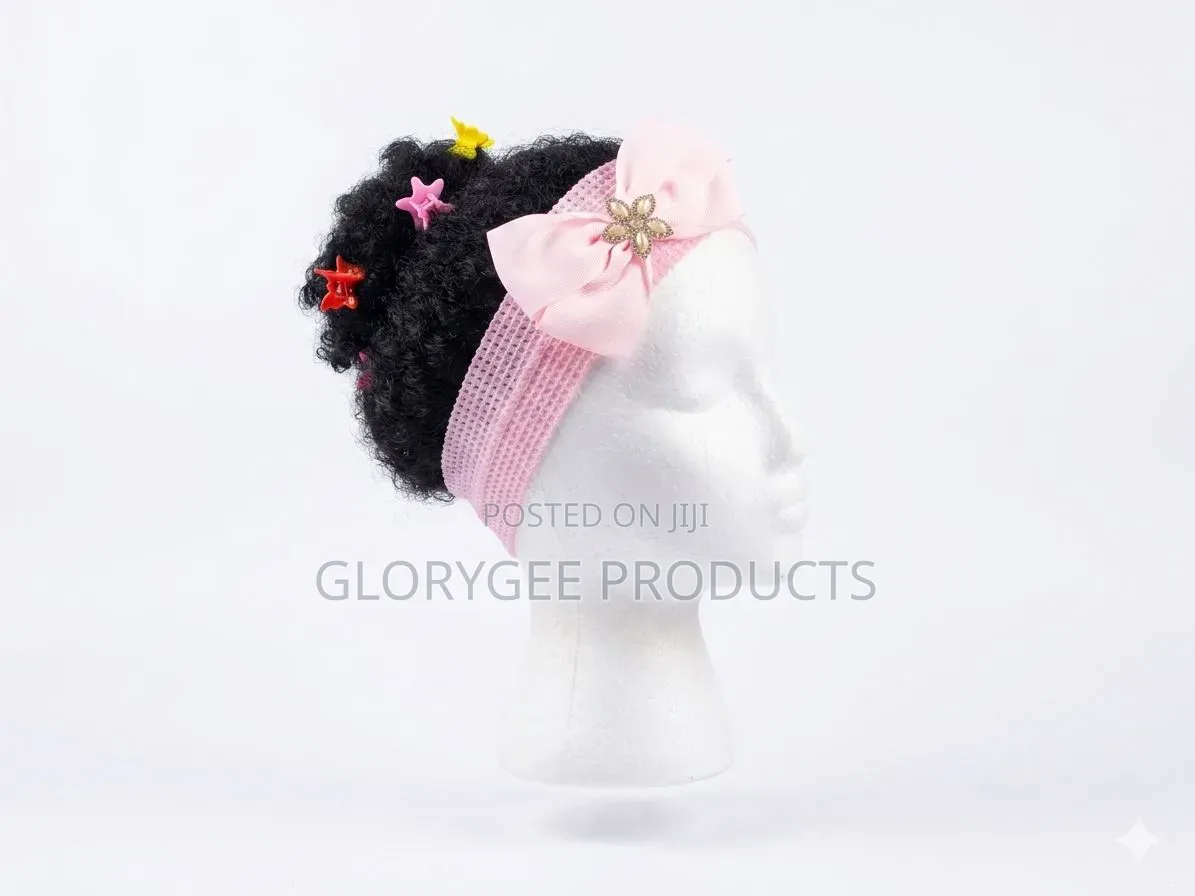 Headband Single Bun Wig for Kids