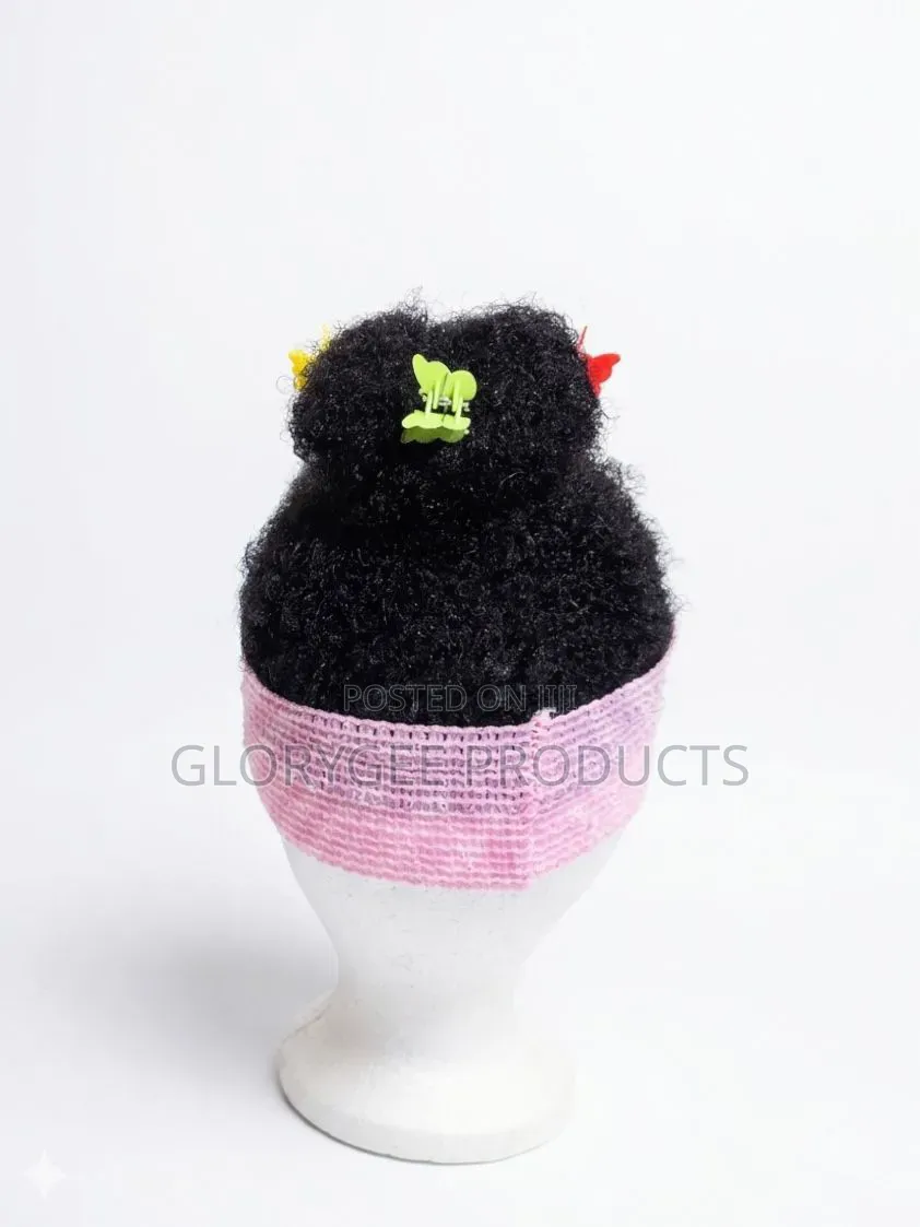 Headband Single Bun Wig for Kids