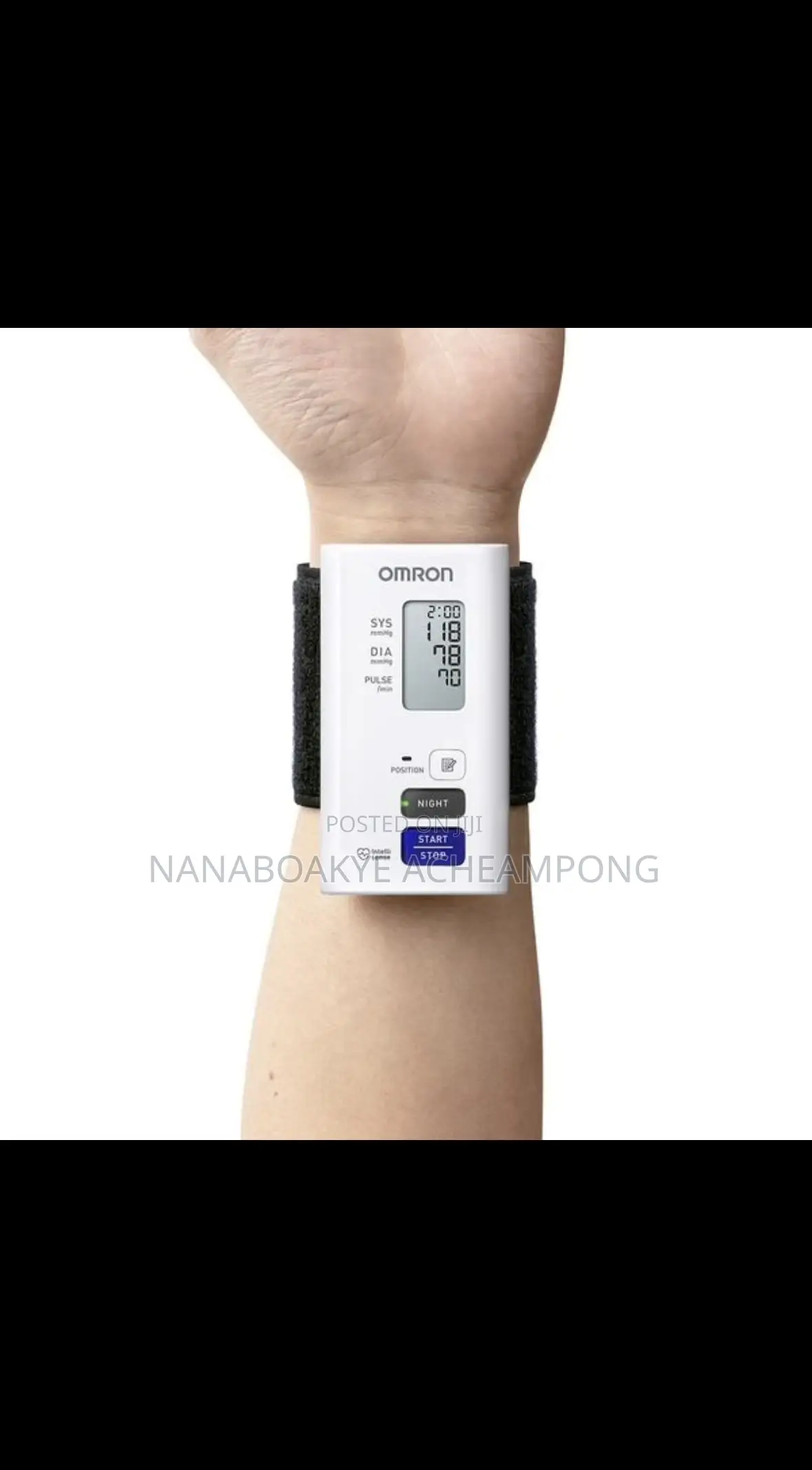 Omron Nightview Automatic Wrist Blood Pressure Monitor