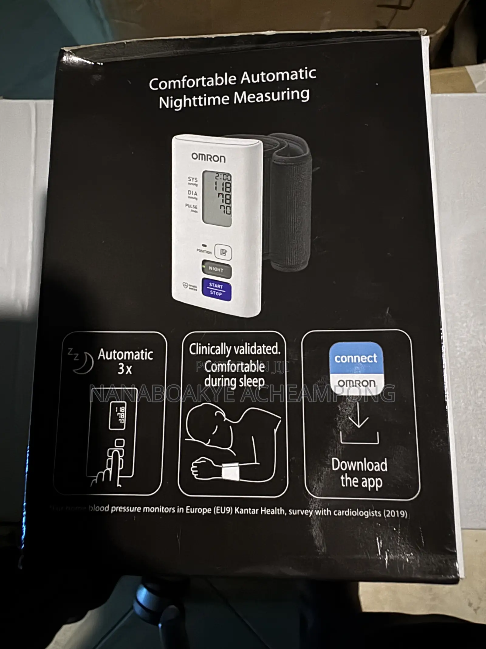 Omron Nightview Automatic Wrist Blood Pressure Monitor