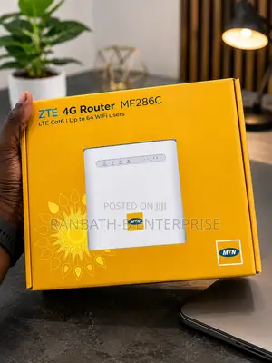 MTN Zte Mf286c 4g Lte Cat6 Router –Up to 64 Wifi Users | Fast Internet