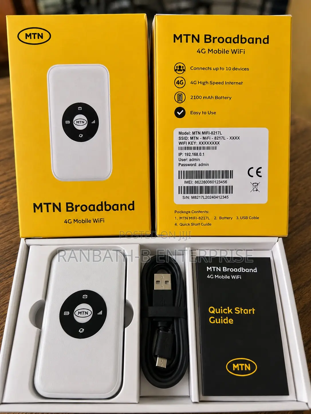 MTN 4g Lte Mifi Router | Connect Up to 10 Devices | Fast Internet