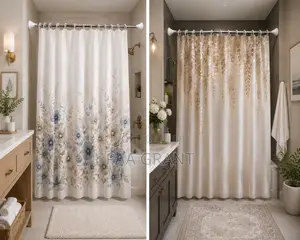 Luxury Bathroom Upgrade (No Drilling Required ;Extendable Shower Rods