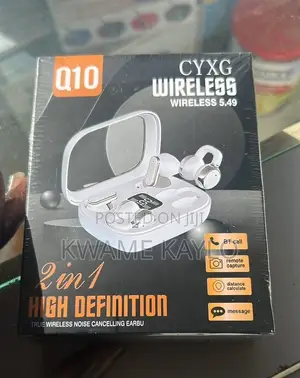 4 in 1 Clip Wireless Earbuds -White