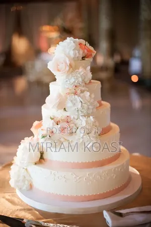 5 Tiers Wedding Cake