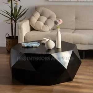 Center Table (Geometric)Black