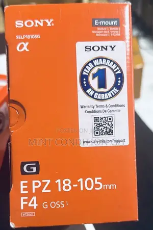 Sony E Pz 18-105mm F/4 G Oss Lens