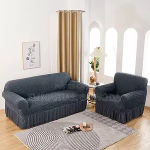Affordable Skirt Sofa Cover 2in1