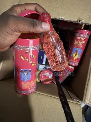 Uk Original Versace Red Jeans Woman Eau De Toilette