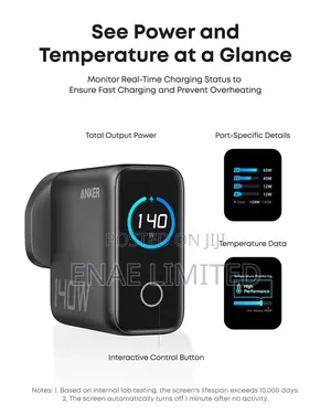 Anker 140w Laptop/Phone Charger With Multi Ports