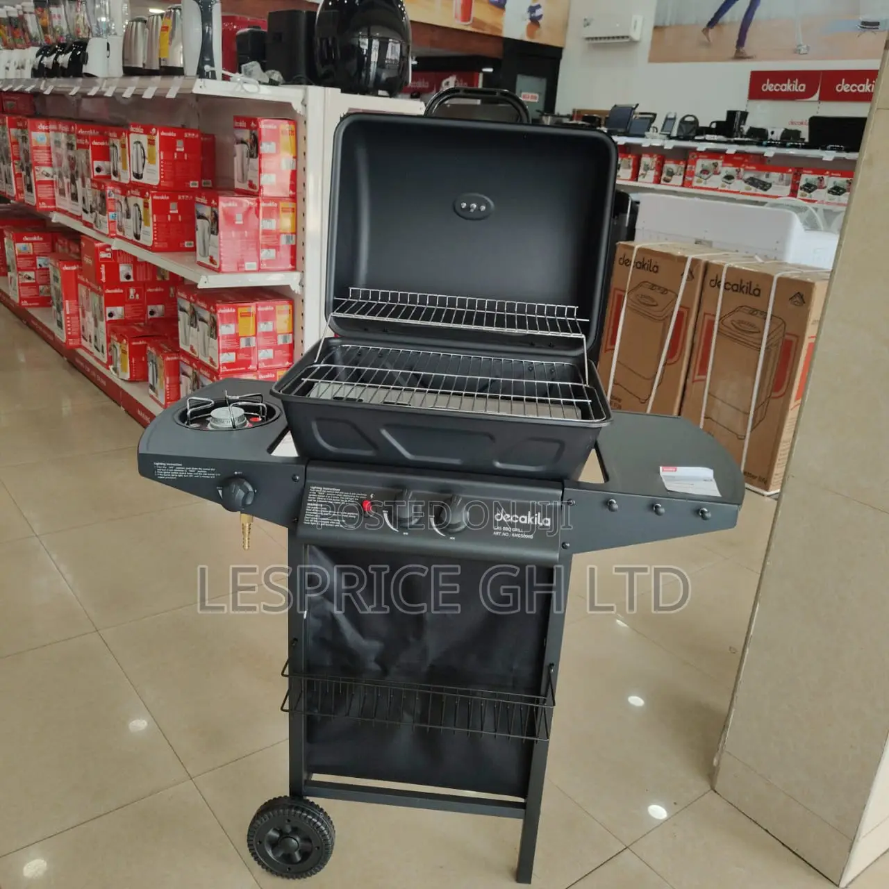 Super Efficient 2 Burner Gas BBQ Grill From Decakila