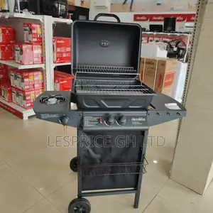 Classy High Grade 2 Burner Gas Black BBQ From Decakila
