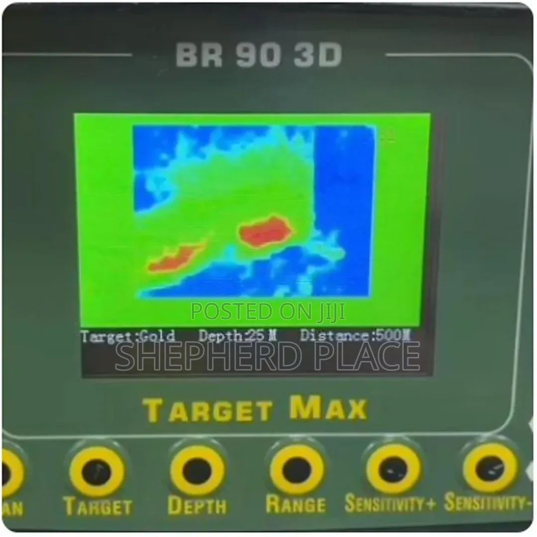Maxgeek Gold Star Br90 3d Target Max 0-1000m Long Range Gold Detector