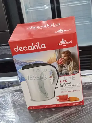 Boil Water Faster With the Decakila 1.7l Electric Kettle!