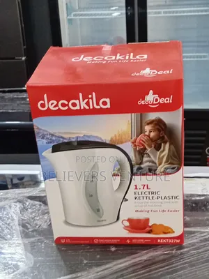 Make Tea Coffee in Minutes With Decakila 1.7l Kettle