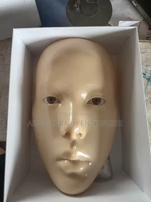 5d Silicone Make-up Practice Face + Make-up Remover, Cleaning Oil