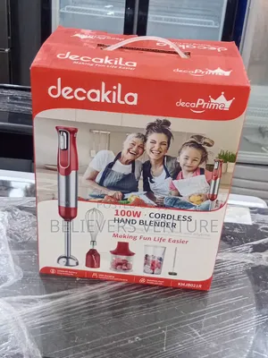  No Cords, No Stress – Decakila Rechargeable Hand Blender