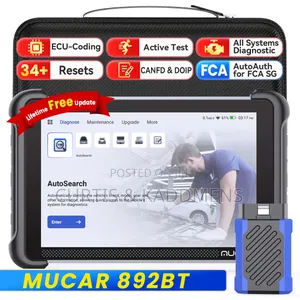 Mucar 892bt Car Diagnostic Tool Obd2 Scanner + Lifetime Free Updates