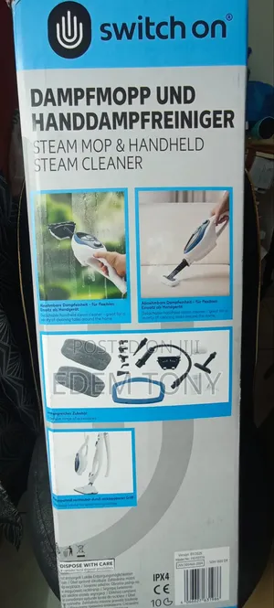 Switch on Steam Mop Handheld Cleaner Is a 2-in-1 Device- 350ml Tank