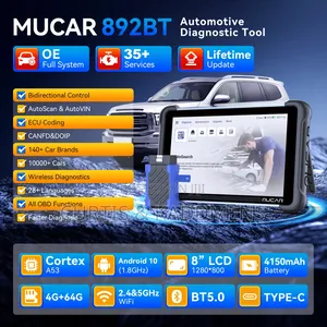 Mucar 892bt Car Diagnostic Tool Obd2 Scanner + Lifetime Free Updates