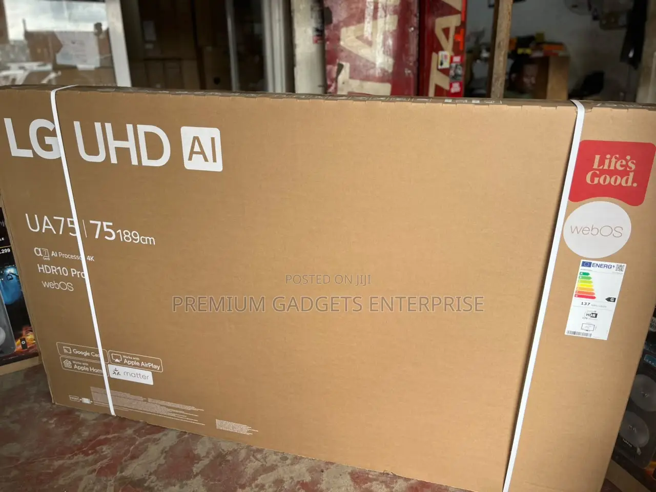 Lg 75 Inch Class Uhd Ai 75ua75 Smart Tv 2025 Airplay, Google Cast