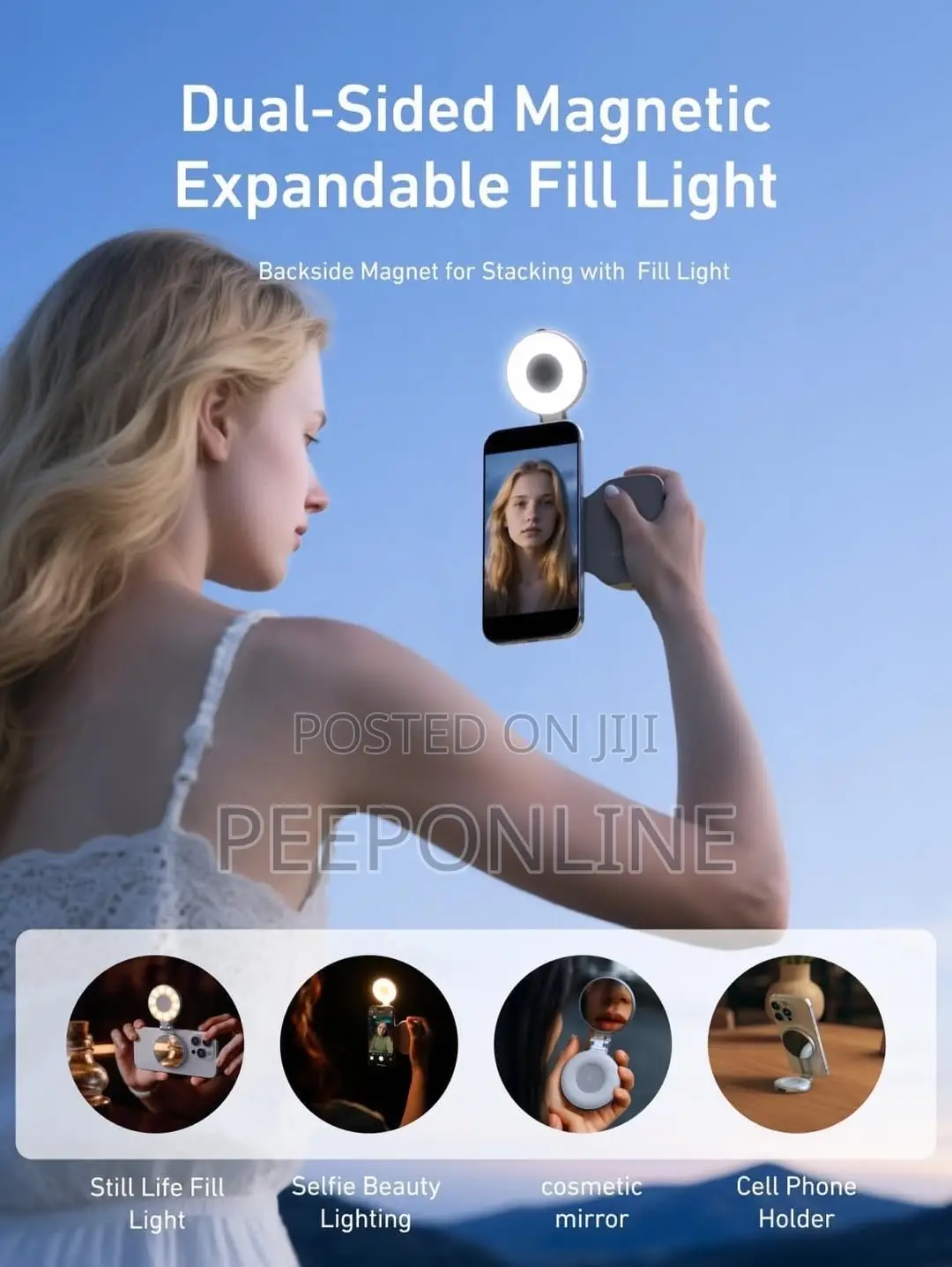Telesin C03 Magnetic Selfie Ring Light Kit