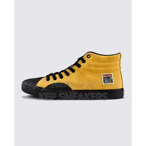 Vision Street Wear Suede High Top Mustard Yellow