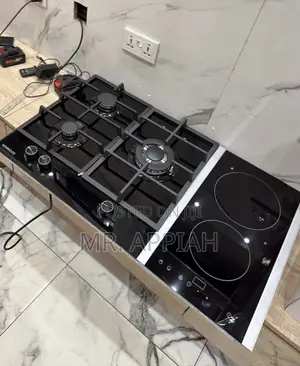 Check Out Durable Kenwood 90cm 2 + 3 Tempered Glass Hob(Black) 