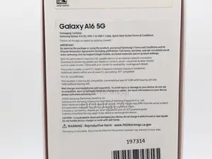 New Samsung Galaxy A16 5G 256 GB Black