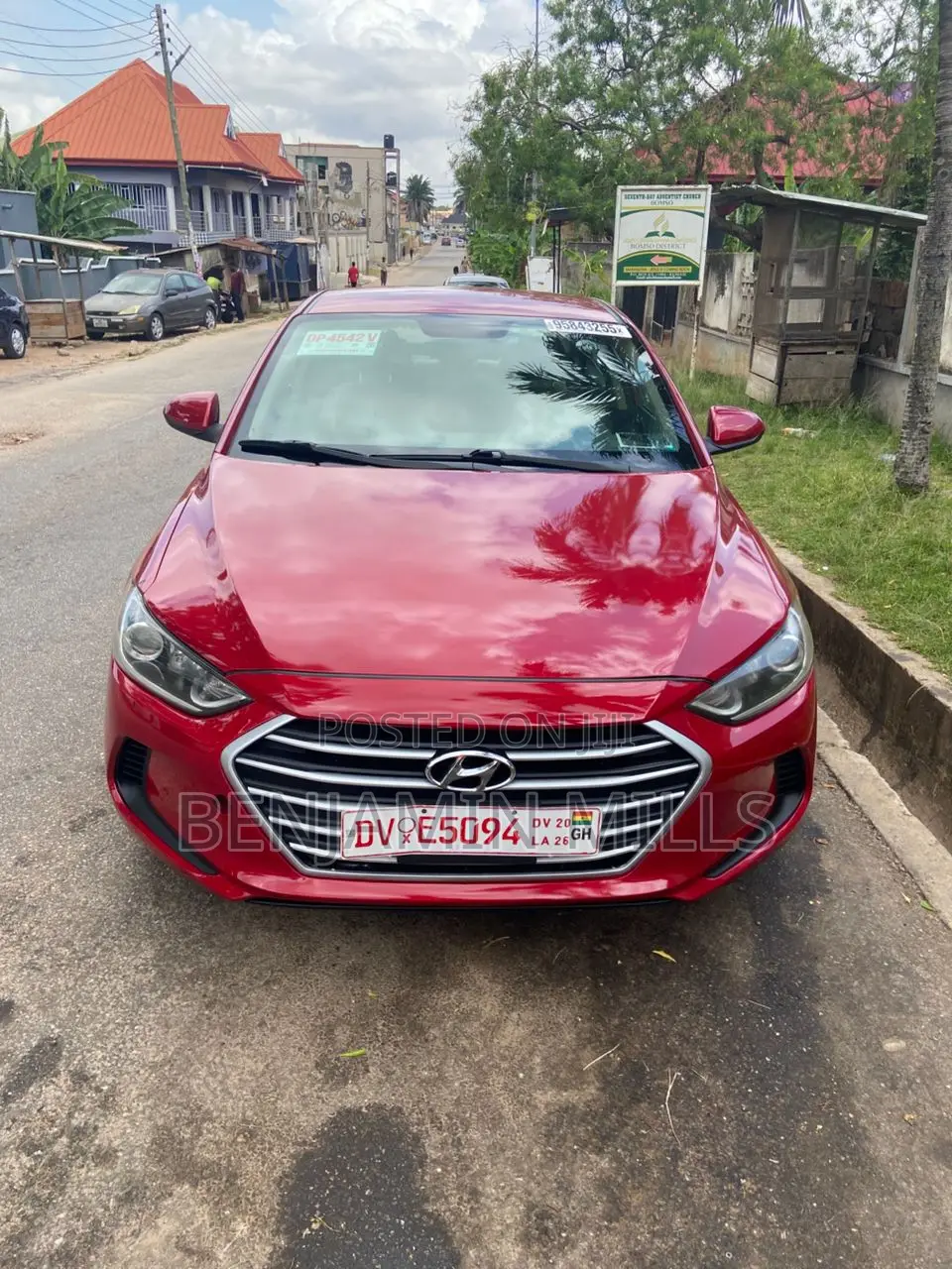 Hyundai Elantra 2017 Red