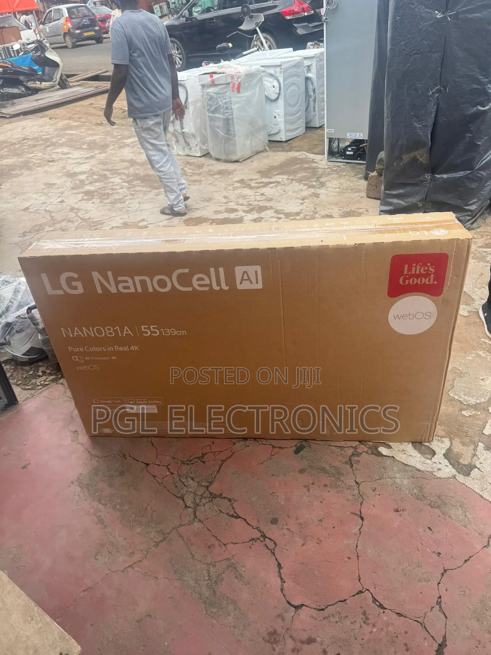 Lg 55" Ai Magic Remote Nanocell 2025 Model 55nano81a Smart Webos Ai Tv