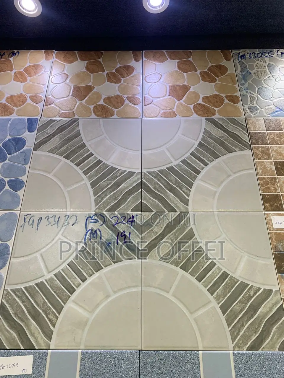 30/30cm Ghana Made Rough Floor Tiles