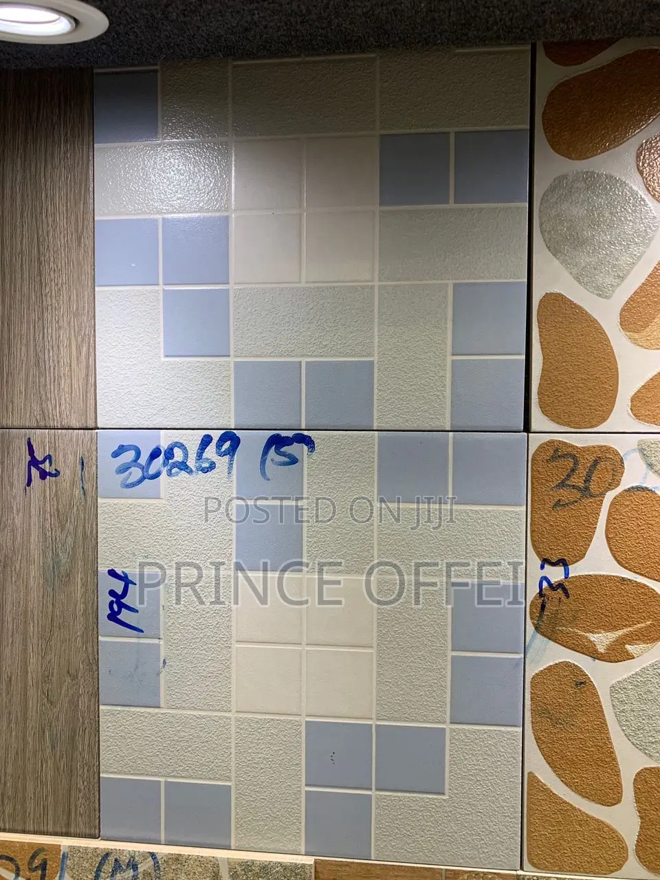 30/30cm Ghana Made Rough Floor Tiles