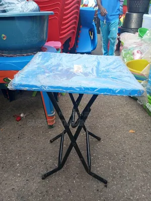 Plastic Table With Metal Legs Small Size